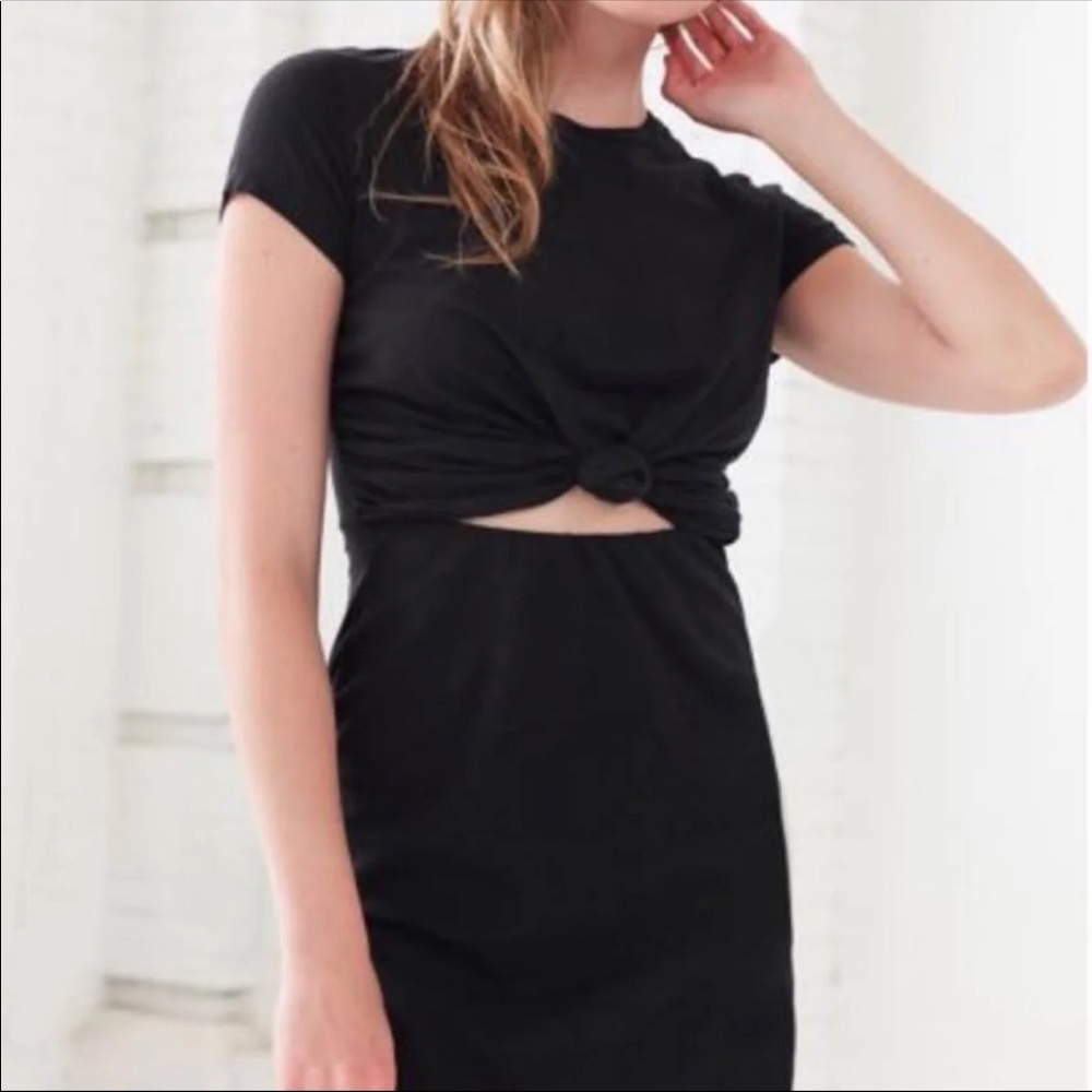 Black urban outfitters t shirt dress